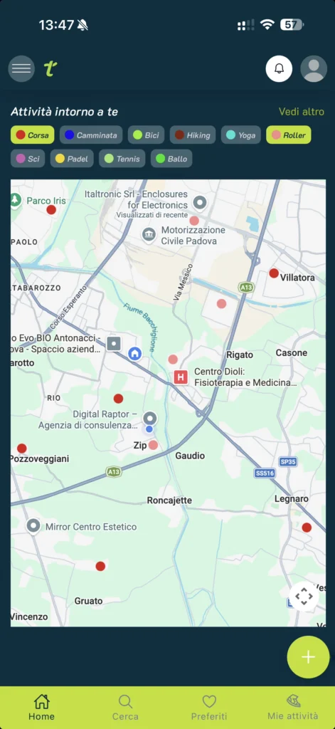 toggy app map geolocalizzazione