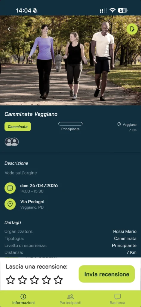 toggy app attività sport outdoor indoor